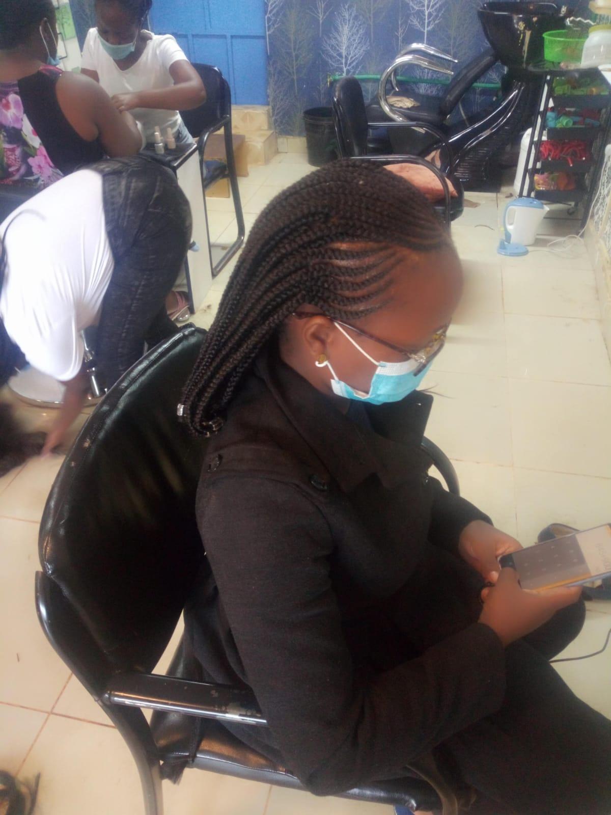 Half lines and half braids - Style 3